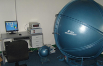 Integrating sphere and testing system